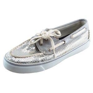 Sperry‎ Top-Sider Boat Shoes Gray Fabric Women Shoes Size 6 Medium